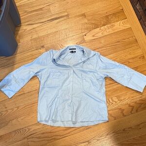 Lands' End Sky Blue Oxford Shirt